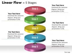 5 stages business diagram