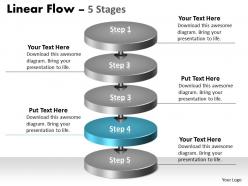 5 stages business diagram