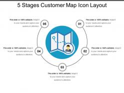 5 stages customer map icon layout