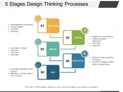 5 stages design thinking processes
