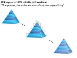 71245455 style layered pyramid 5 piece powerpoint presentation diagram infographic slide