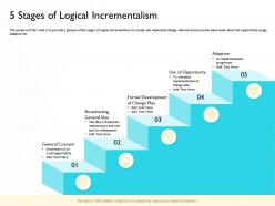 5 stages of logical incrementalism formal development ppt powerpoint files