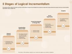 5 stages of logical incrementalism pro floated powerpoint presentation aids