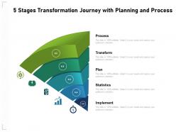 5 stages transformation journey with planning and process