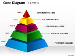 3418055 style layered pyramid 5 piece powerpoint presentation diagram infographic slide