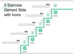 5 staircase element slide with icons