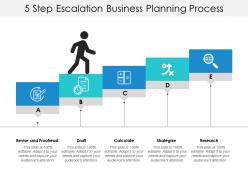 5 step escalation business planning process