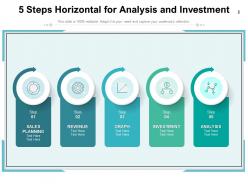 5 Step Horizontal Analysis Investment Planning Business Growth Organizations