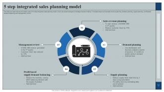 5 Step Integrated Sales Planning Model