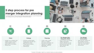 5 Step Process For Pre Merger Integration Planning