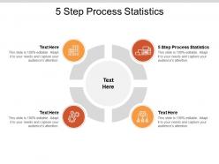 5 step process statistics ppt powerpoint presentation gallery templates cpb