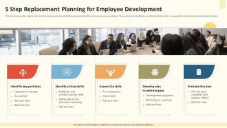 5 Step Replacement Planning For Employee Development