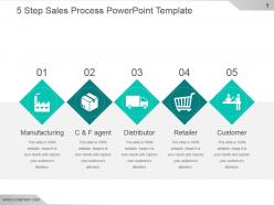 5 Step Sales Process Powerpoint Template