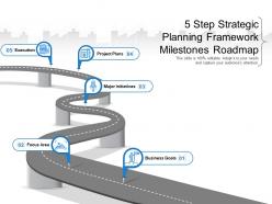 5 step strategic planning framework milestones roadmap