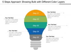 39438359 style variety 3 idea-bulb 5 piece powerpoint presentation diagram infographic slide