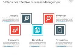 5 steps for effective business management powerpoint ideas
