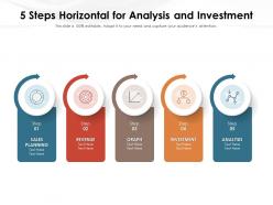 5 steps horizontal for analysis and investment