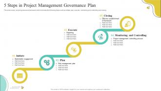 5 Steps In Project Management Governance Plan