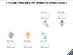 5 Steps Infographics Growth Strategy Business Success Process