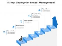 5 steps strategy for project management