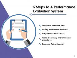 5 steps to a performance evaluation system ppt pictures clipart images