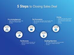 5 steps to closing sales deal