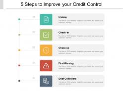 5 steps to improve your credit control