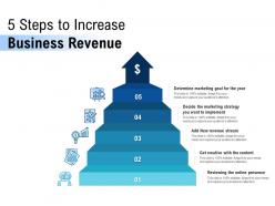 5 steps to increase business revenue