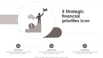 5 Strategic Financial Priorities Icon