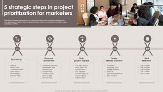 5 Strategic Steps In Project Prioritization For Marketers