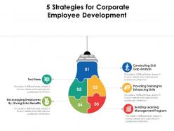 5 strategies for corporate employee development