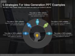 5 strategies for idea generation ppt examples
