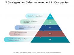 5 strategies for sales improvement in companies