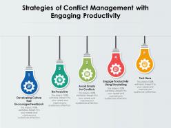 5 strategies of conflict management with engaging productivity