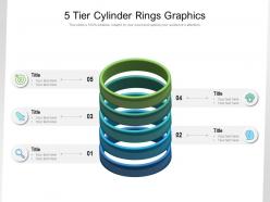 5 tier cylinder rings graphics