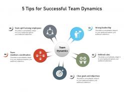 5 tips for successful team dynamics