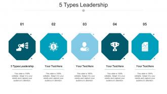 5 types leadership ppt powerpoint presentation inspiration cpb