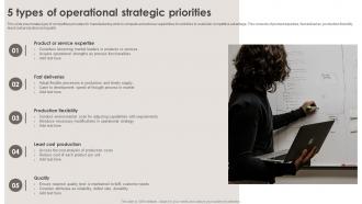 5 Types Of Operational Strategic Priorities