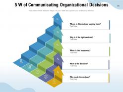 5 W Marketing Planning Communication Service Recruitment Process