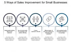 5 ways of sales improvement for small businesses