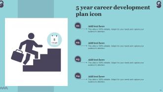 5 Year Career Development Plan Powerpoint Ppt Template Bundles Idea Engaging