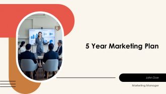 5 Year Marketing Plan PPT Structure AT
