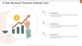 5 Year Revenue Forecast Analysis Icon
