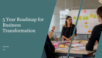 5 Year Roadmap For Business Transformation PPT Demonstration AT