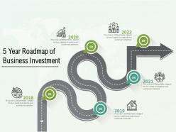 5 year roadmap of business investment