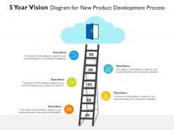 5 year vision diagram for new product development process infographic template