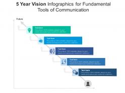 5 year vision for fundamental tools of communication infographic template