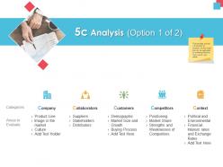 5c analysis option demographic size powerpoint presentation layout ideas