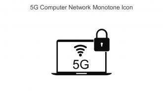 5G Computer Network Monotone Icon In Powerpoint Pptx Png And Editable Eps Format
