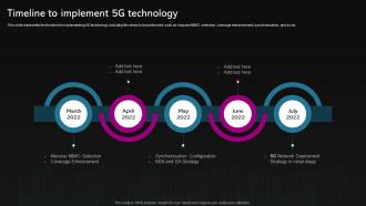 5g Feature Over 4g Timeline To Implement 5g Technology Ppt Slides Professional